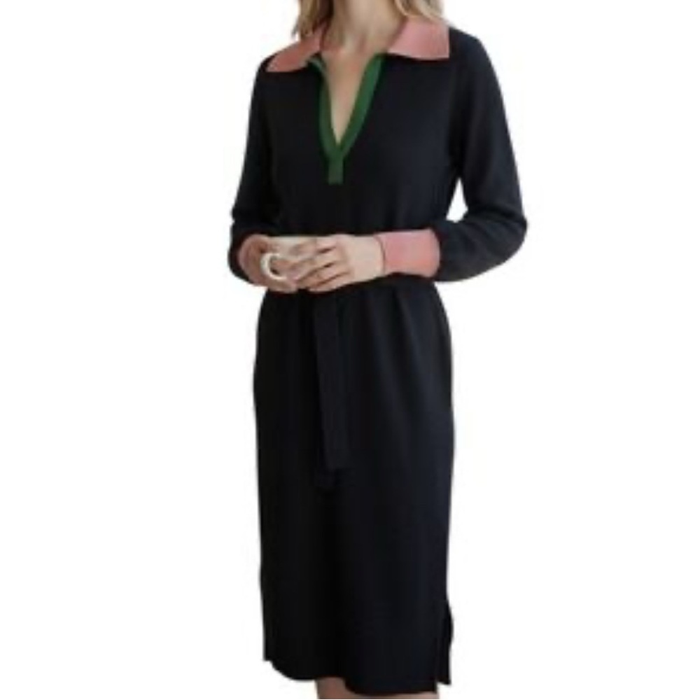 Boden | Sweater Color Block Dress